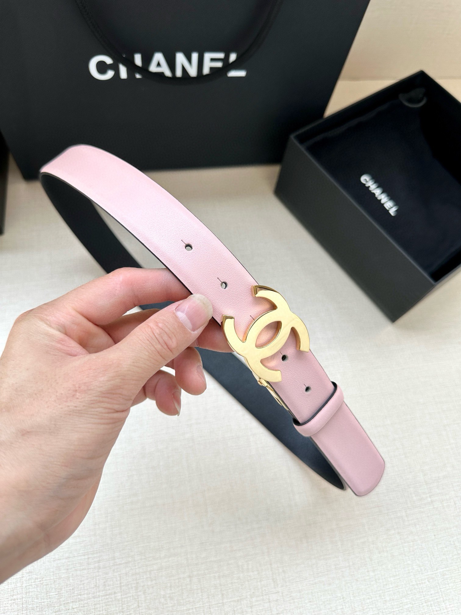 Chanel Leather Belts 1:1 Mirror Version