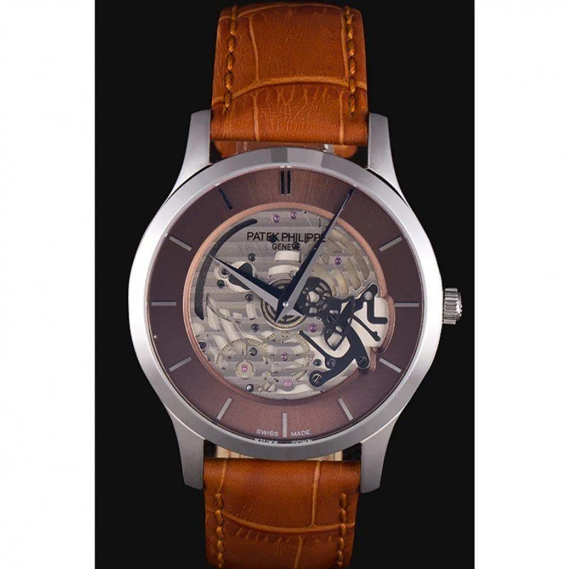 Complications Dial Brown 42 mm, Stainless Steel