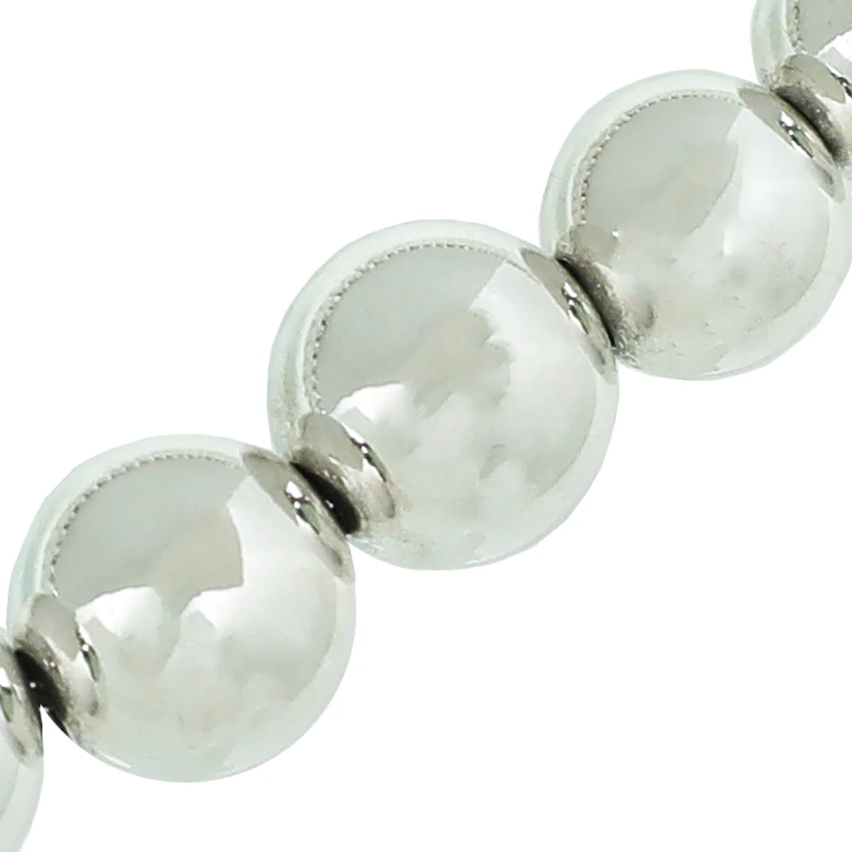 Tiffany & Co Silver Hardwear Graduated Ball Necklace