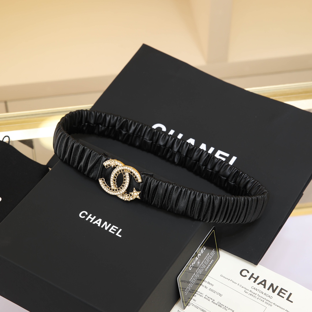 Chanel Leather Belts 1:1 Mirror Version