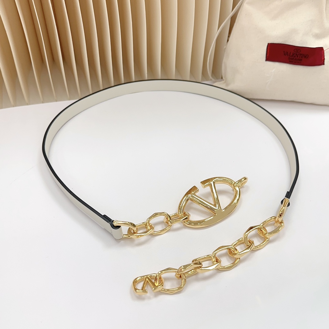 Valentino Leather Belts 1:1 Mirror Version