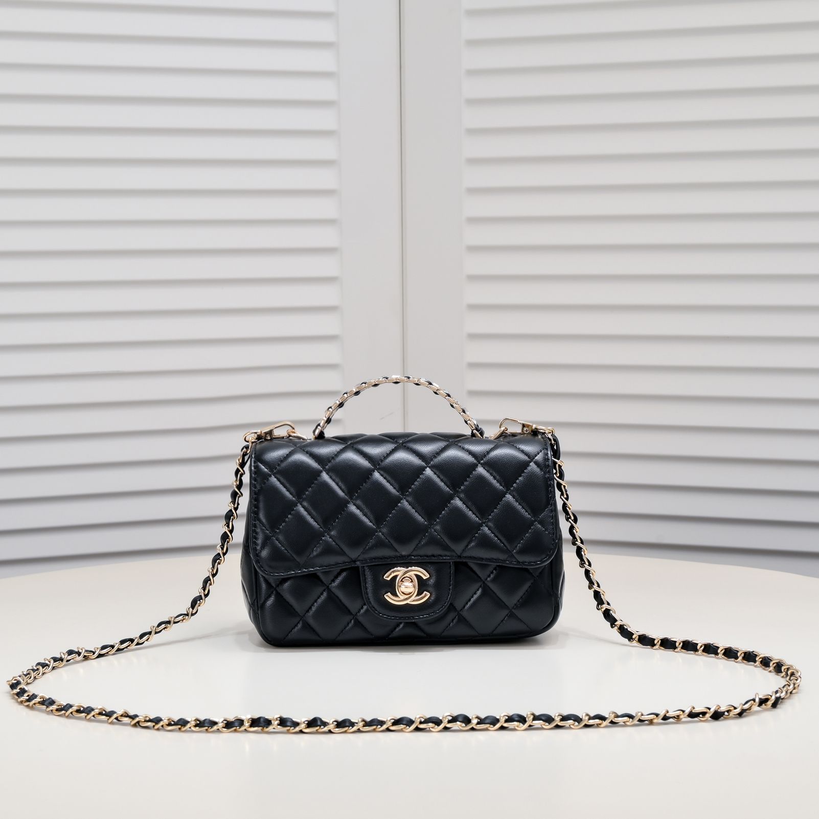 Chanel 23A Diamond Handle CF Mini Shoulder Bag Handbag