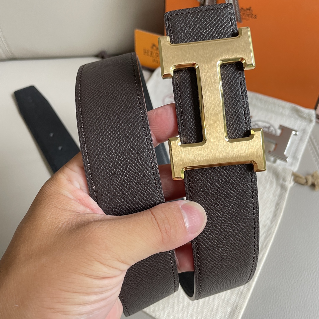 Hermes Leather Belts 1:1 Mirror Version