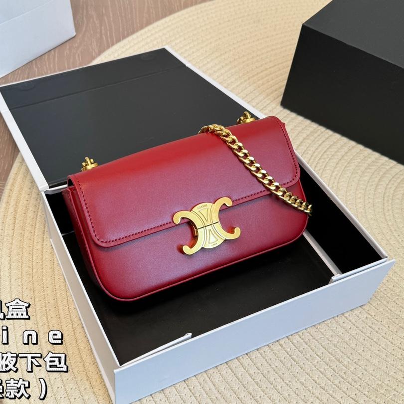 Celine Triomphe  Handbag Shoulder Bag Chain Strap Crossbody Bag  (Replica)