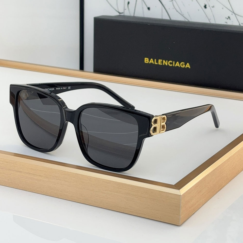 Balenciaga Retro trend Plate Frame sunglasses Top quality （Replica）