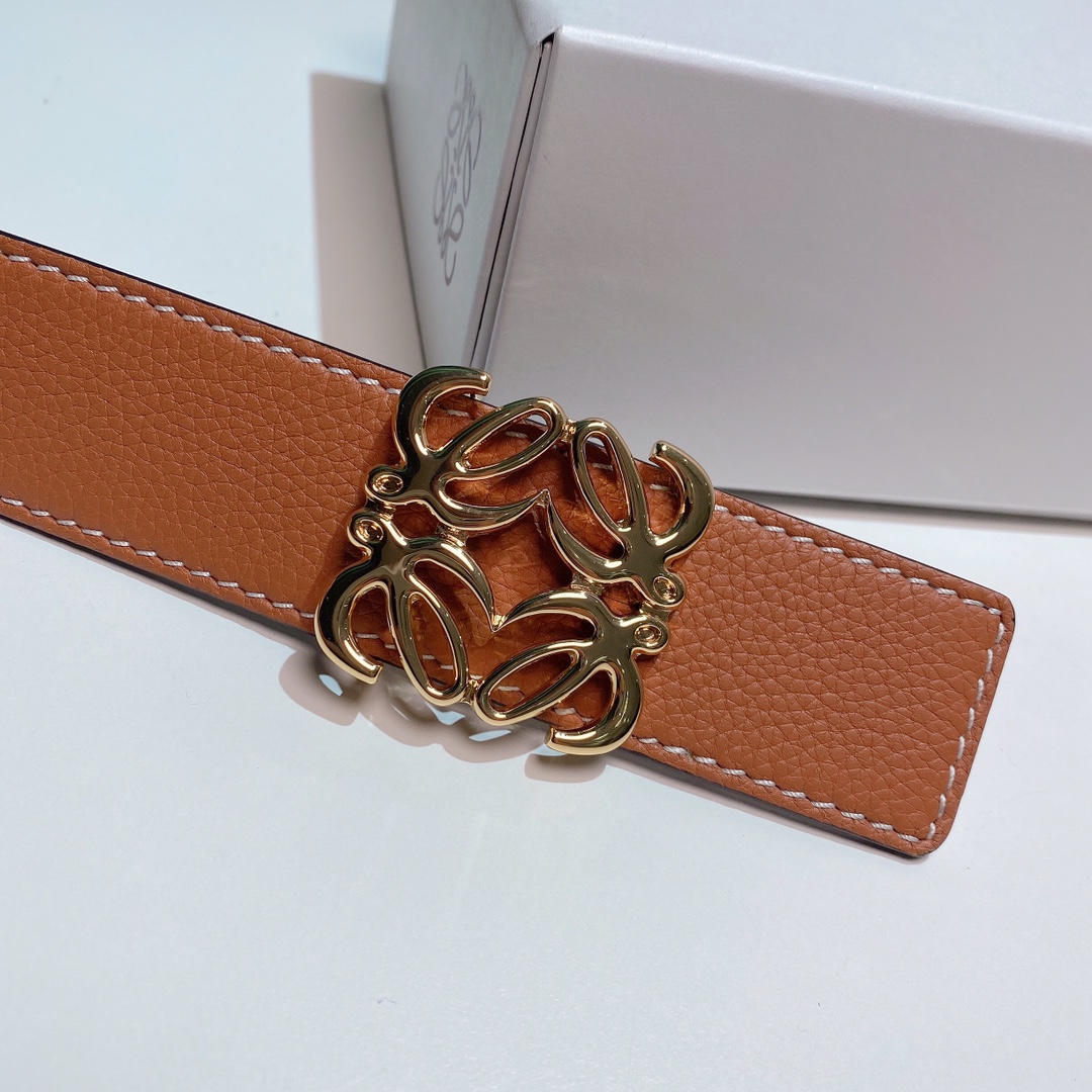 Loewe Leather Belts 1:1 Mirror Version
