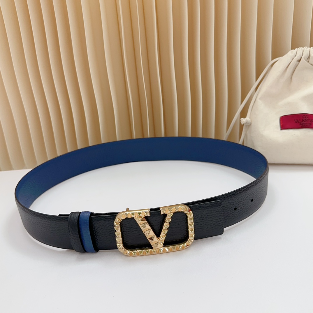 Valentino Leather Belts 1:1 Mirror Version