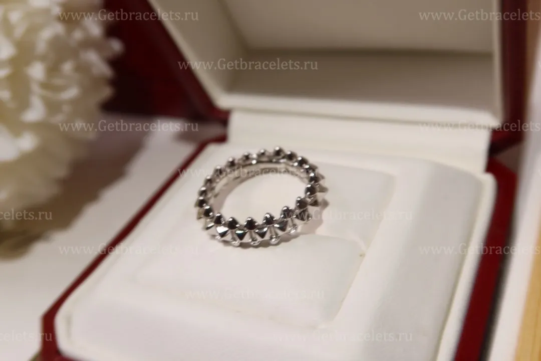 Copy Clash de Cartier Ring White Gold B4231100