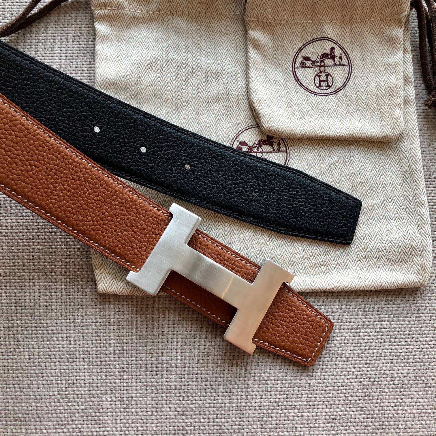 Hermes Leather Belts 1:1 Mirror Version