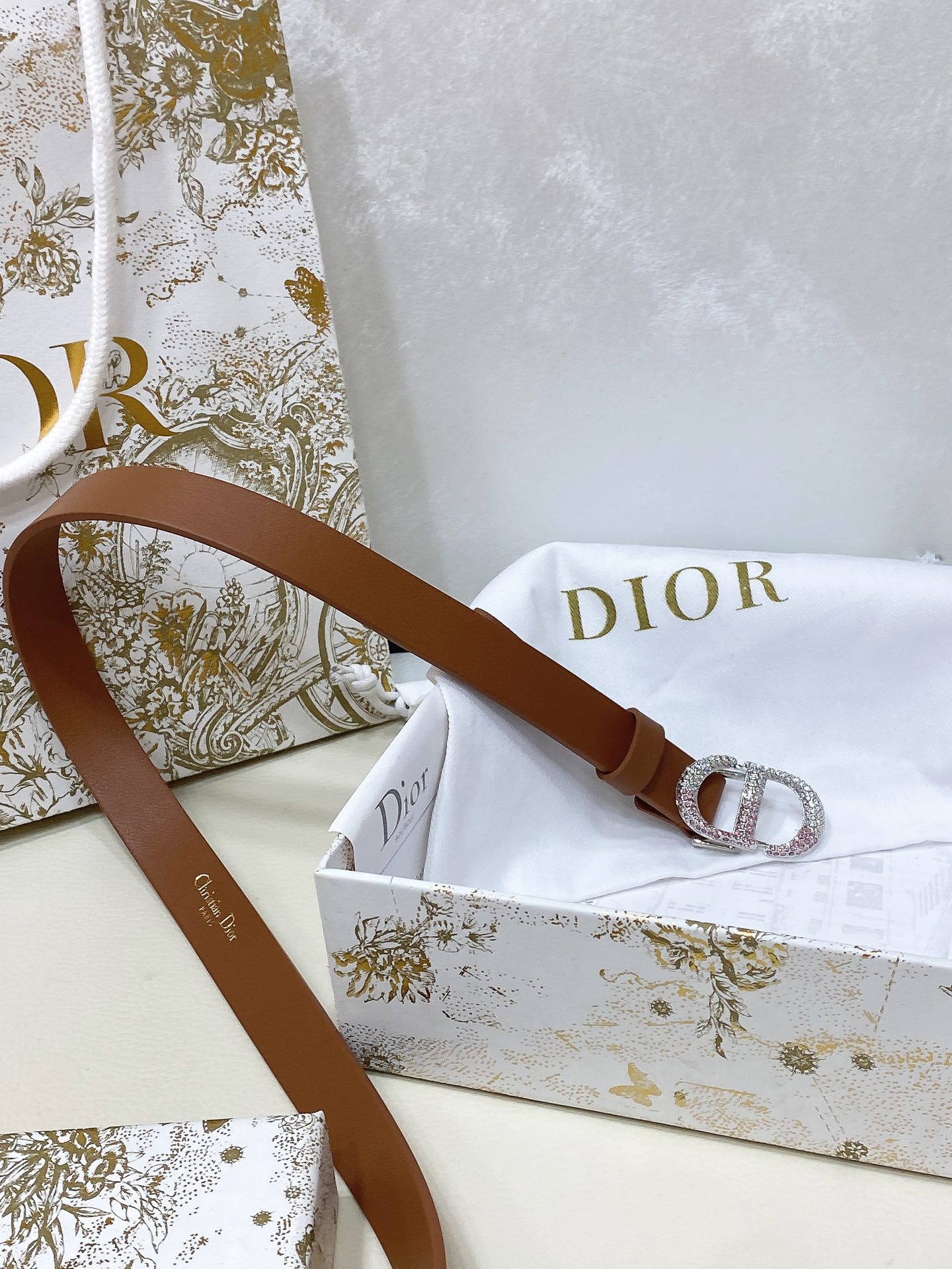 Dior Leather Belts 1:1 Mirror Version