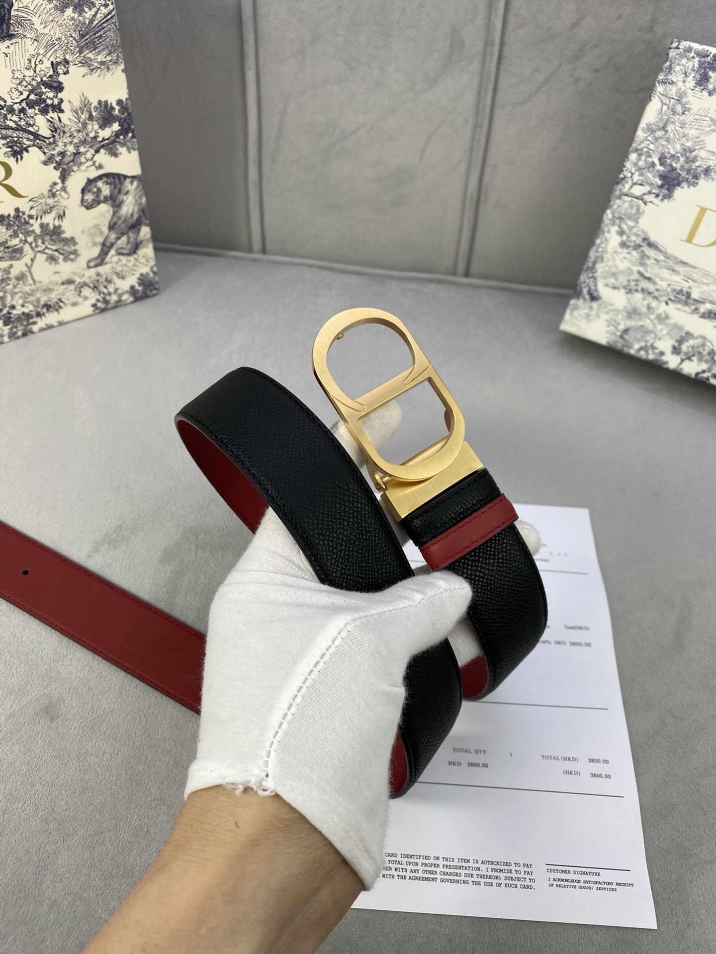 Dior Leather Belts 1:1 Mirror Version