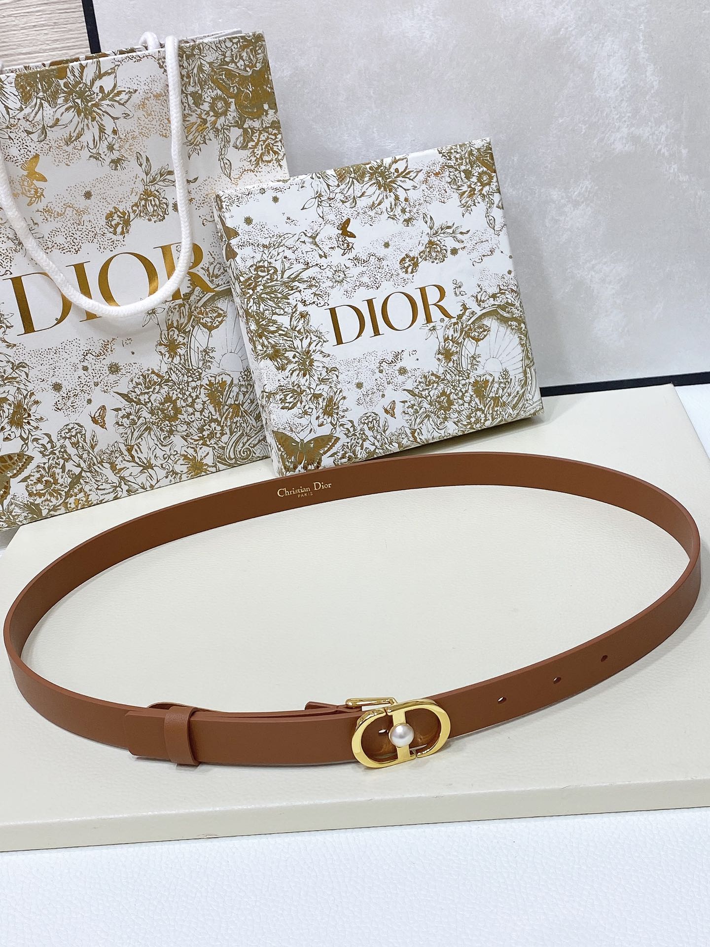 Dior Leather Belts 1:1 Mirror Version