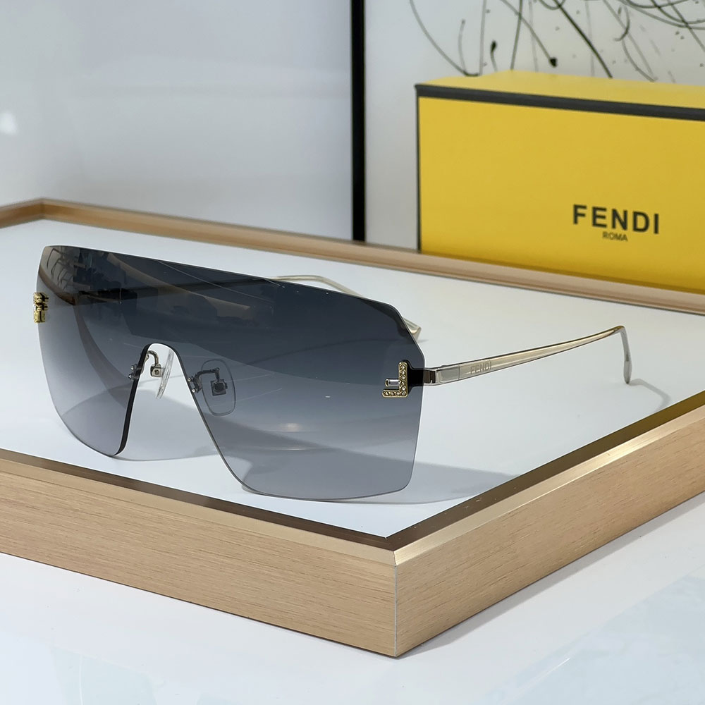 Fendi Aviator Rimless Sunglasses Top quality （Replica）