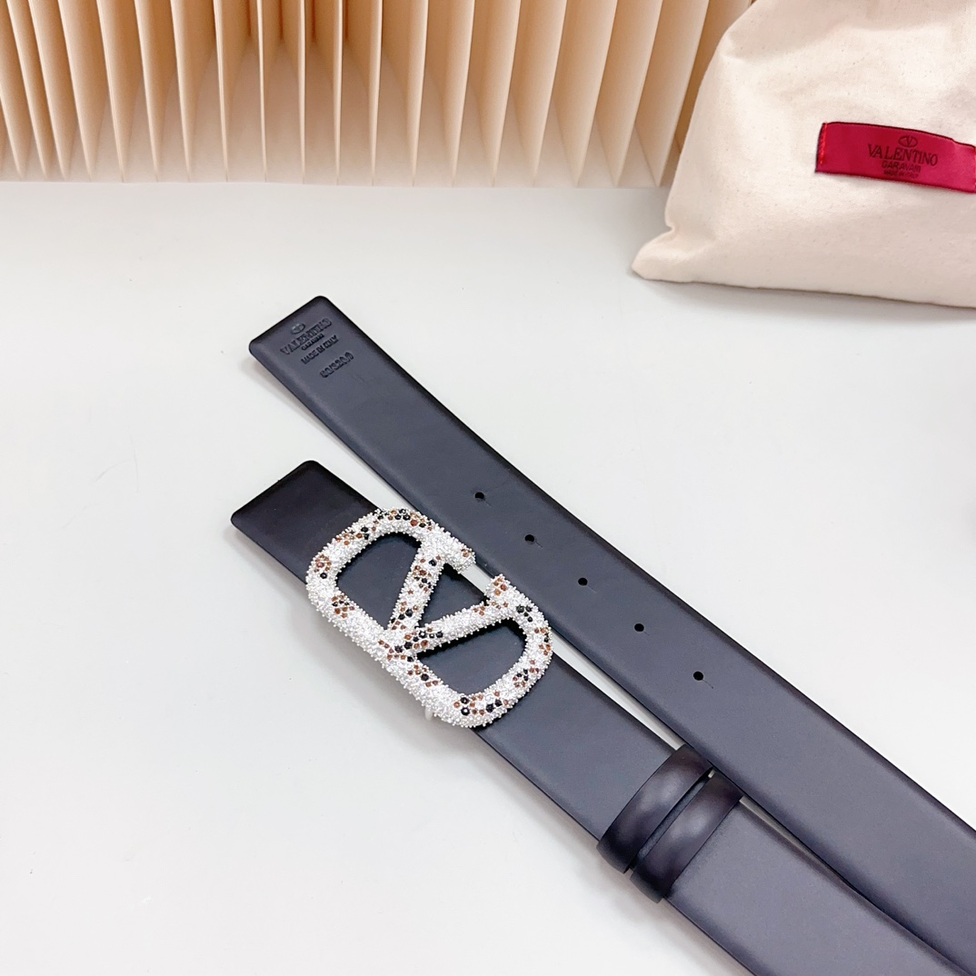 Valentino Leather Belts 1:1 Mirror Version