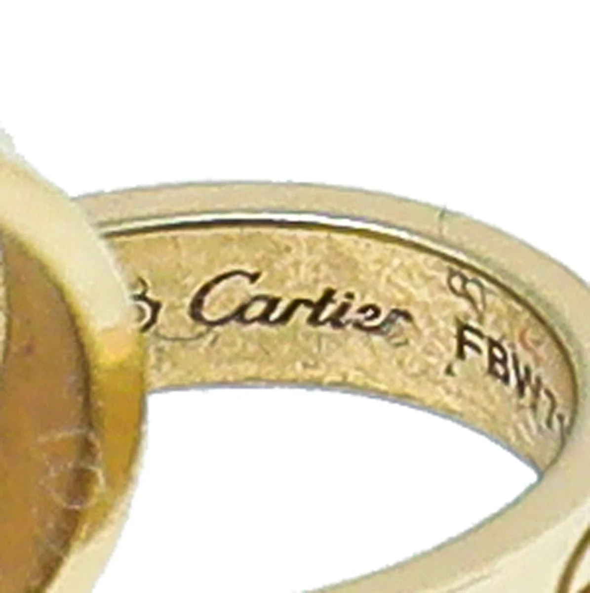 Cartier 18K Yellow Gold Love Hoops Pendant Necklace