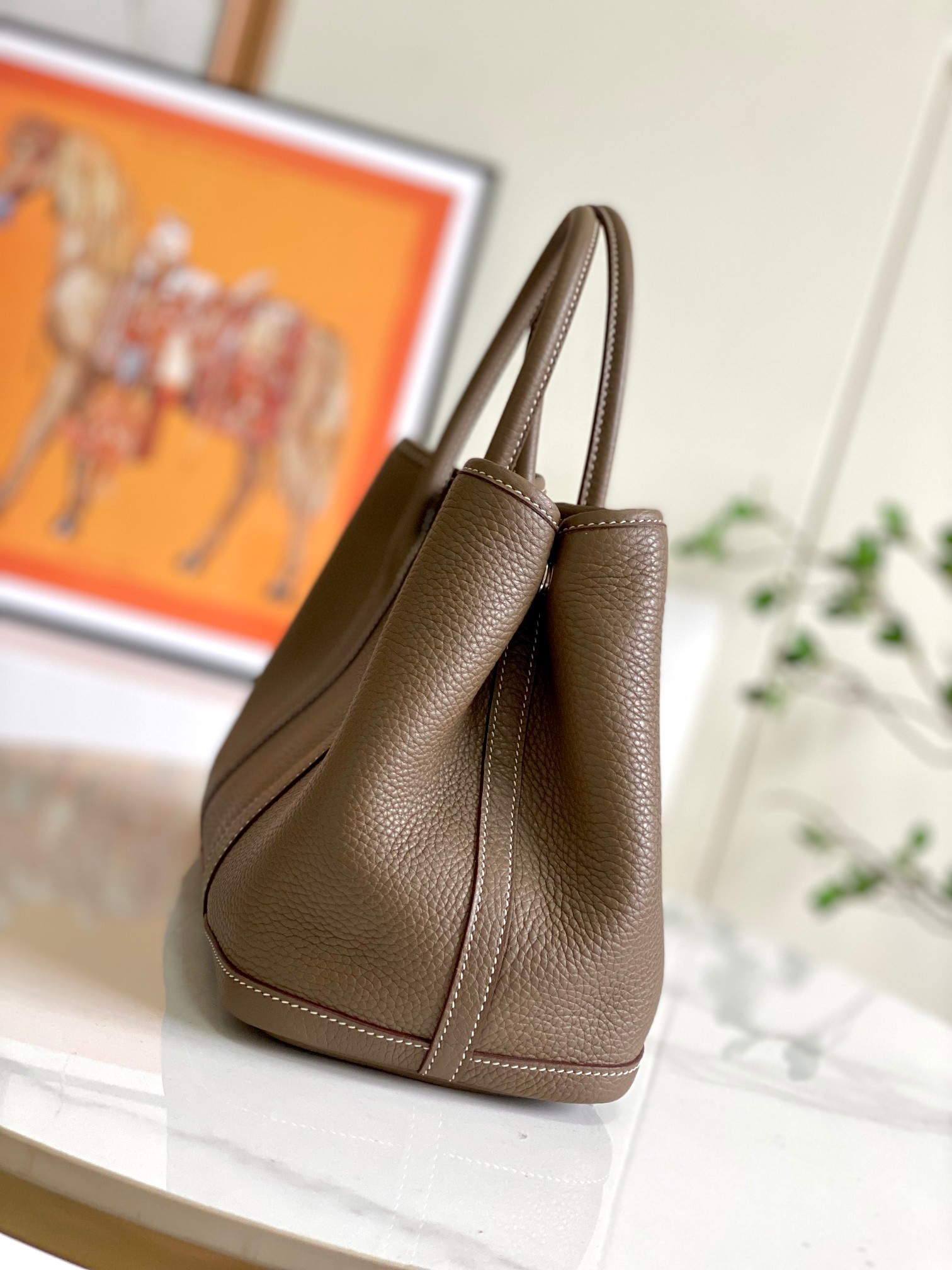 Hermes 10A Handbag Shoulder Bag Top Mirror Quality Version Garden30