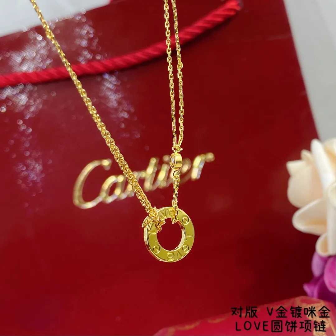 Cartier Love Necklace with 2 diamonds B7224509 Rose Gold/Yellow Gold/White Gold