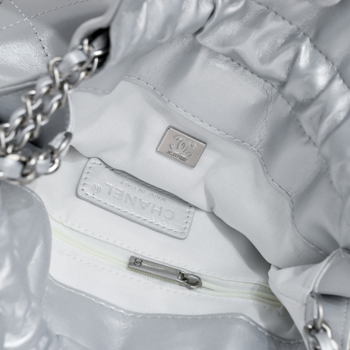Chanel Drawstring Trash Bag Shoulder Bag Handbag