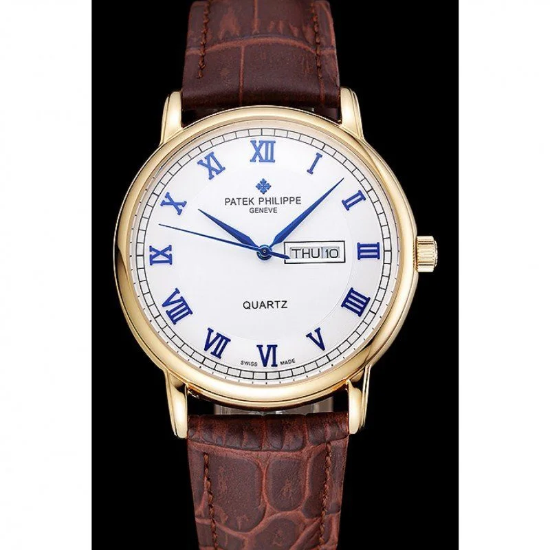 Calatrava White Dial White 41 mm, Yellow Gold