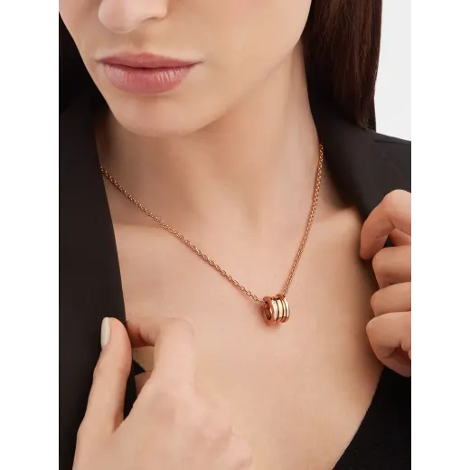 Bvlgari B.ZERO1 NECKLACE, Rose Gold & Gold