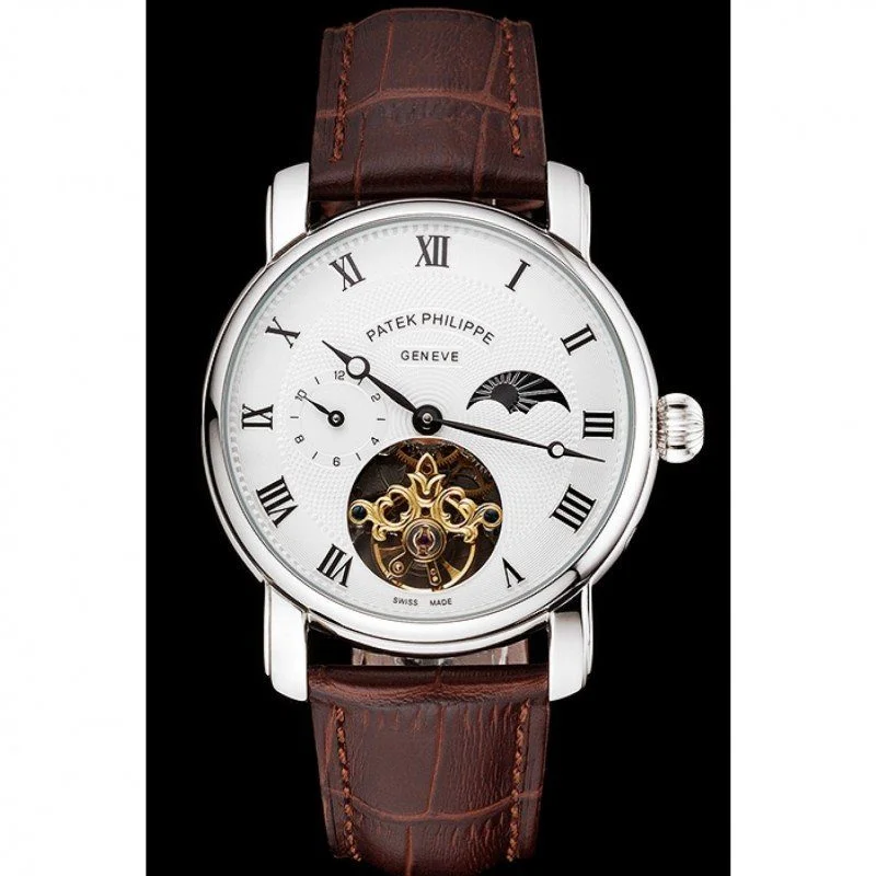 Complications Moonphase Tourbillon Dial White 42 mm, Stainless Steel