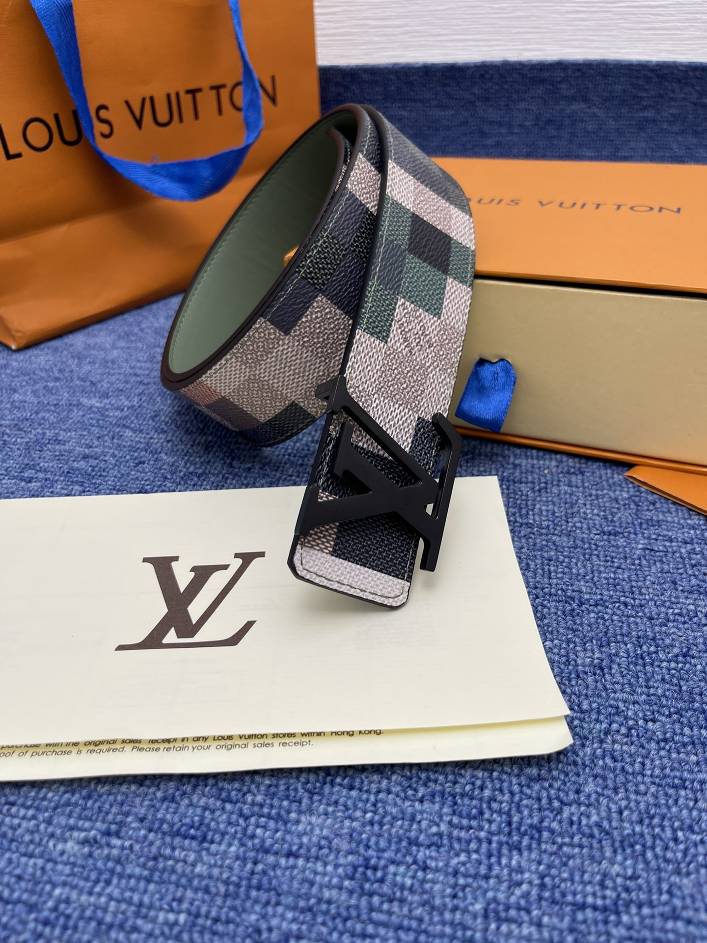 Louis Vuitton LV Leather Belts 1:1 Mirror Version