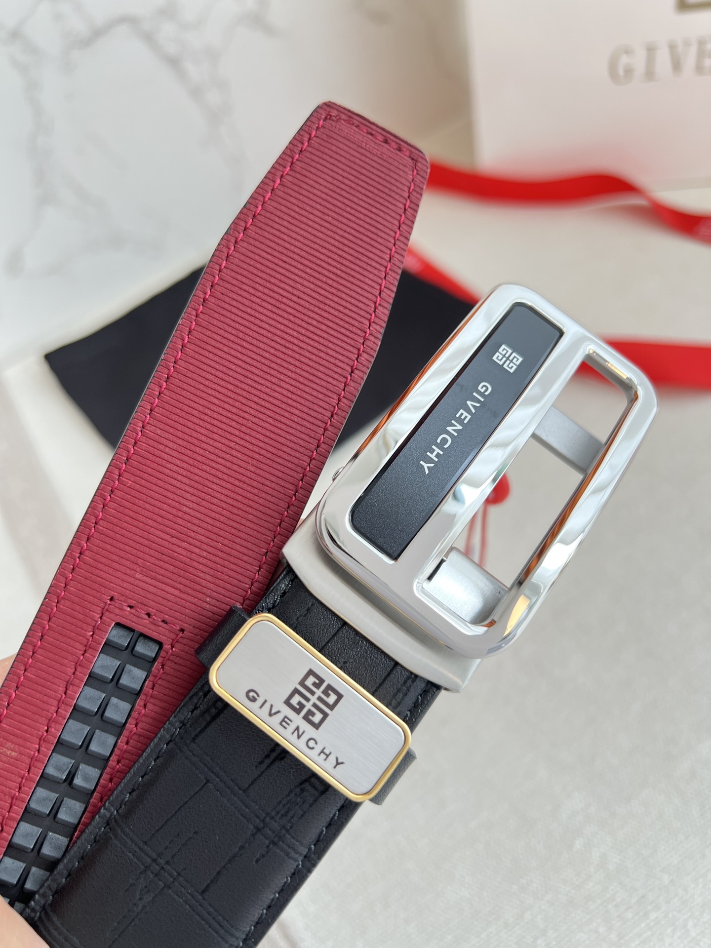 Givenchy Leather Belts 1:1 Mirror Version