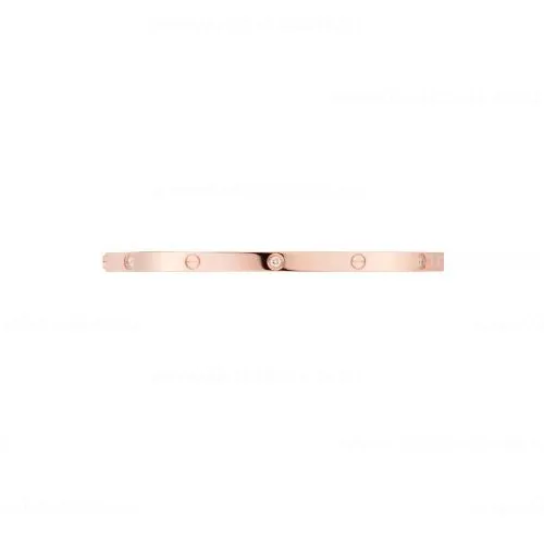 Copy Cartier Love Bracelet SM with 6 Diamonds Pink Gold B6047617 1:1 Version