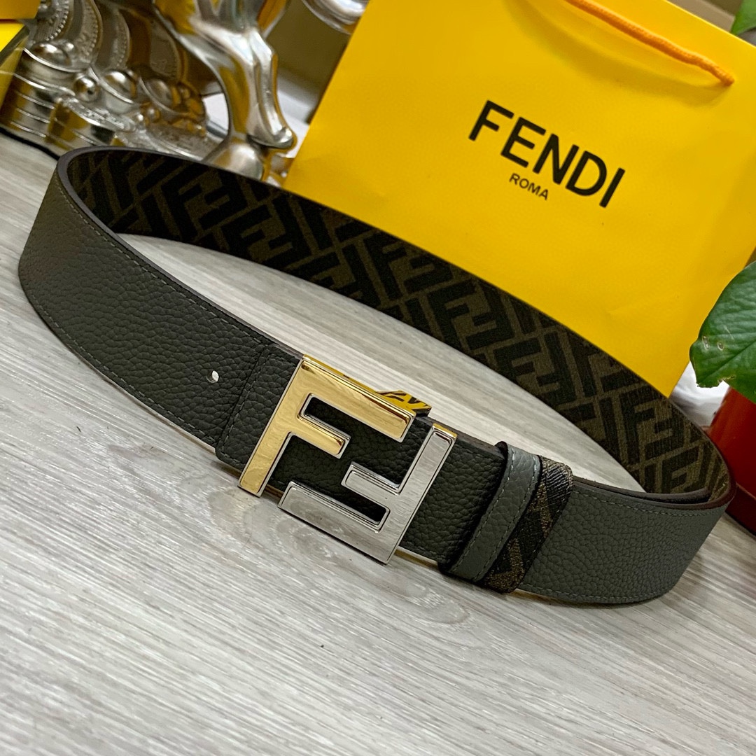 Fendi Leather Belts 1:1 Mirror Version