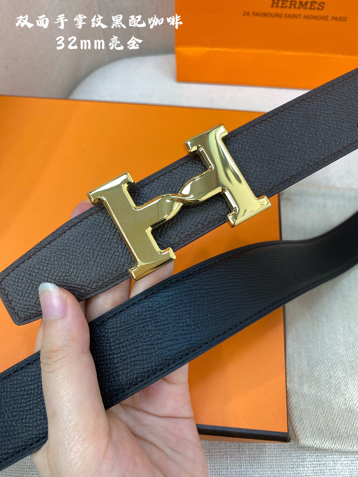 Hermes Leather Belts 1:1 Mirror Version