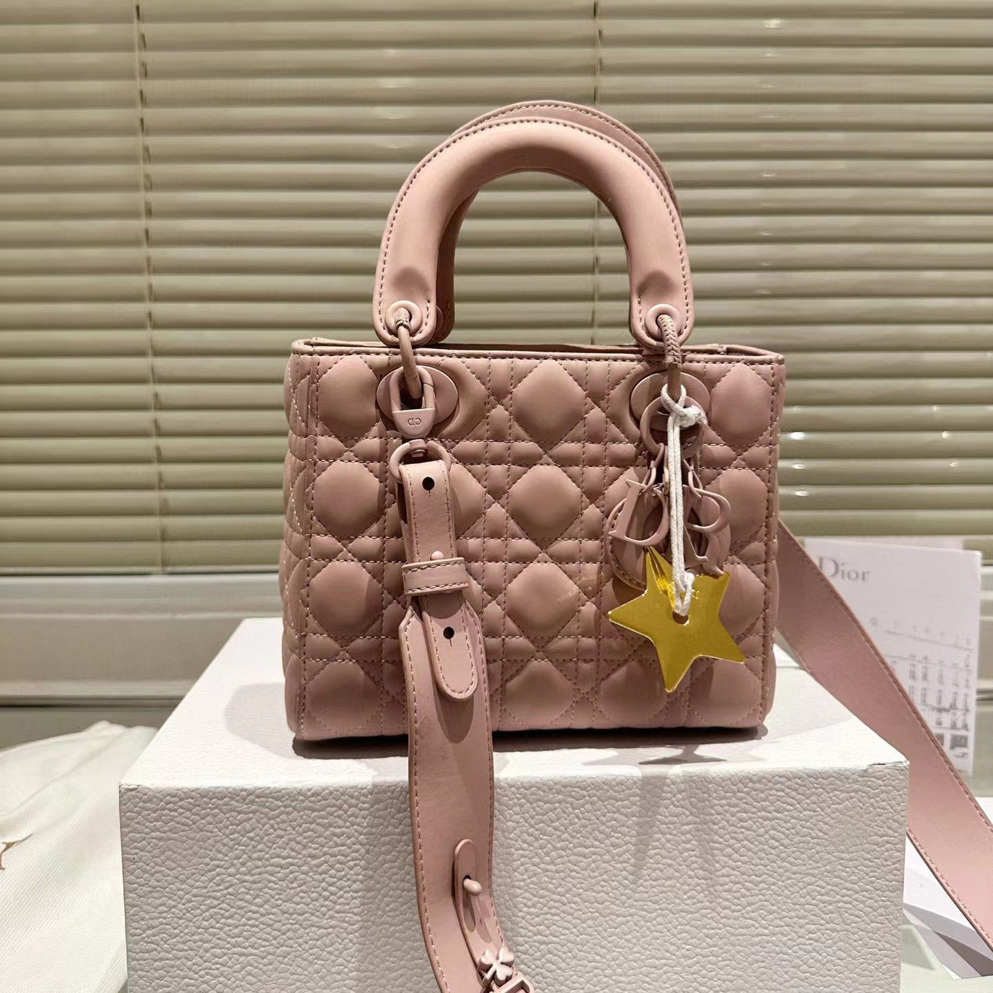 Dior Small Lady Dior Shoulder Bag MY ABCDIOR BAG (Replica)