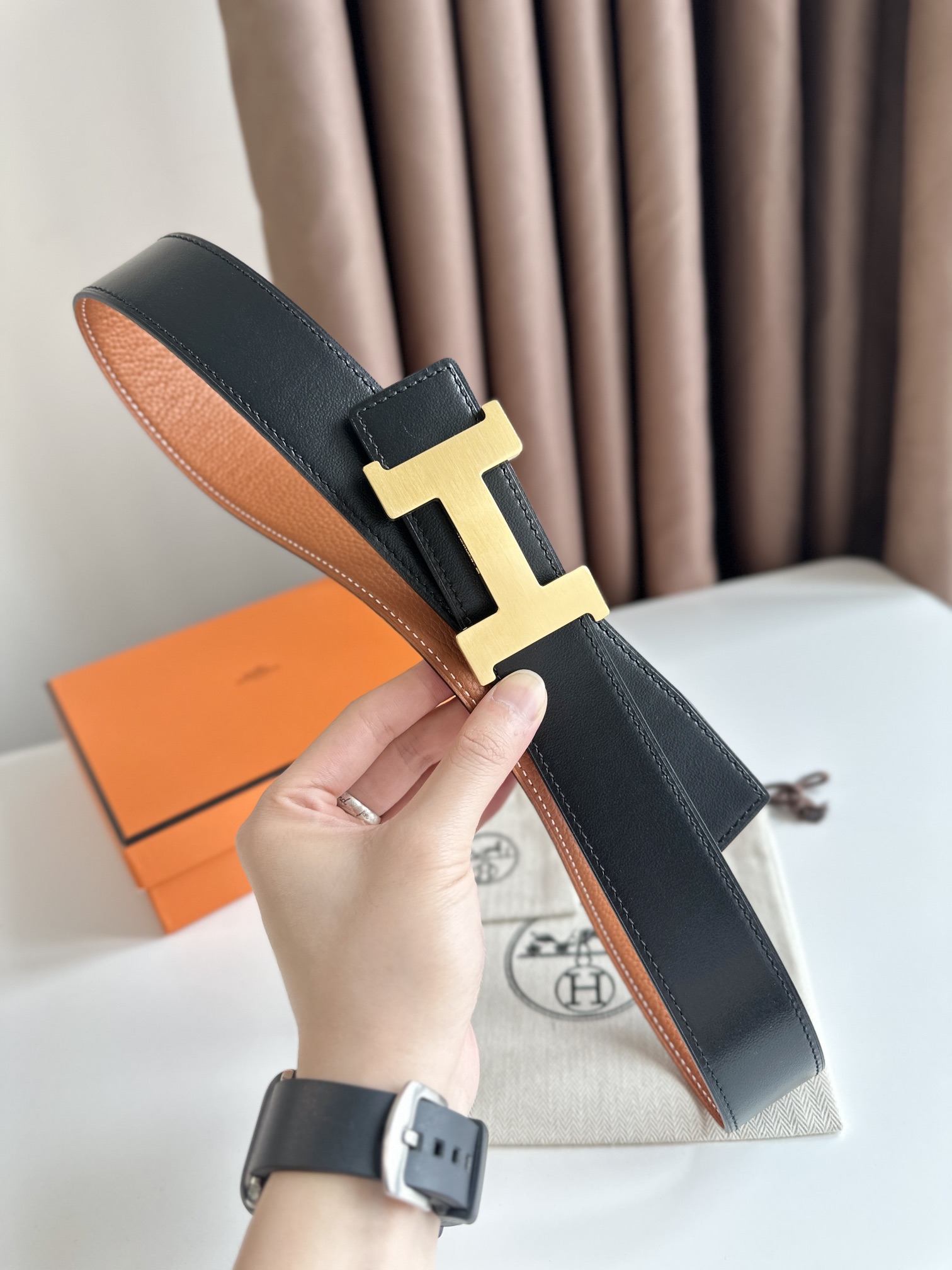 Hermes Leather Belts 1:1 Mirror Version