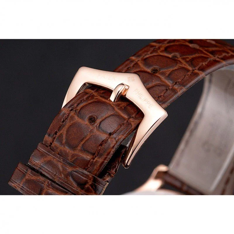 Calatrava Dial White 40 mm, Rose Gold Plated