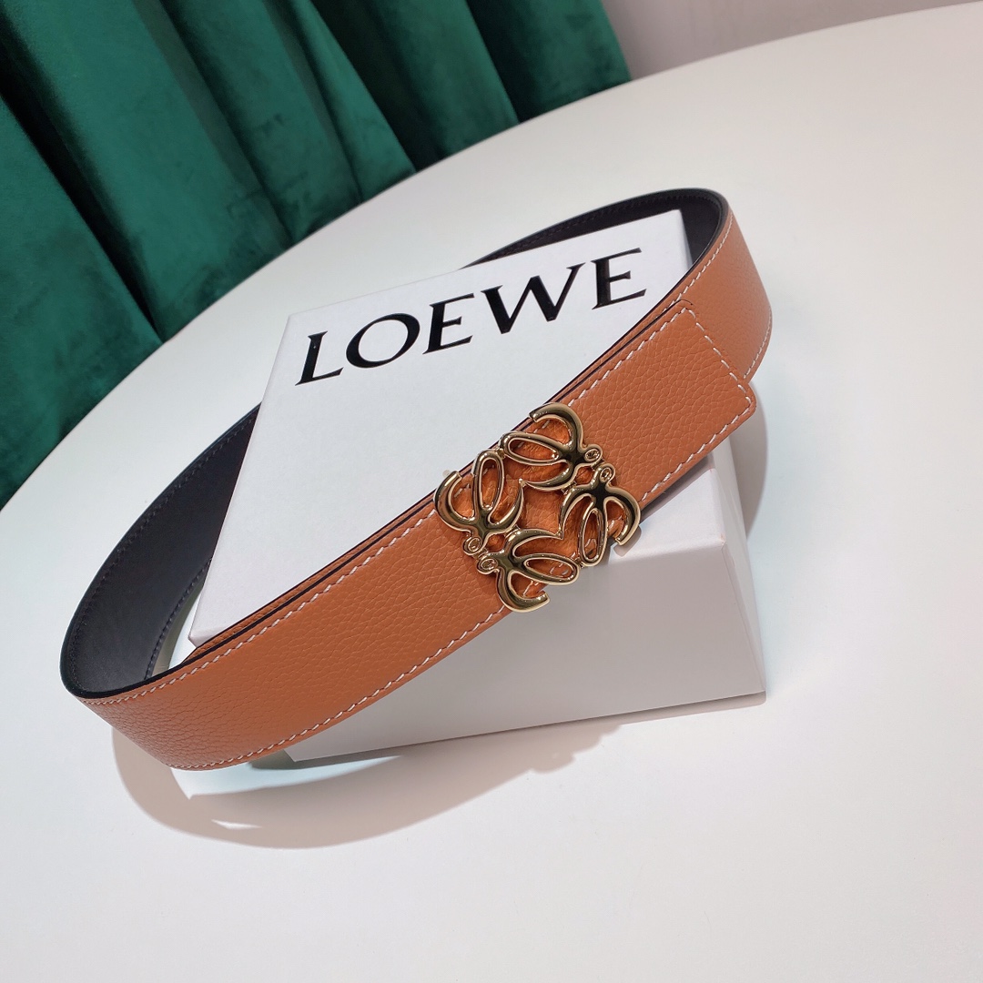 Loewe Leather Belts 1:1 Mirror Version