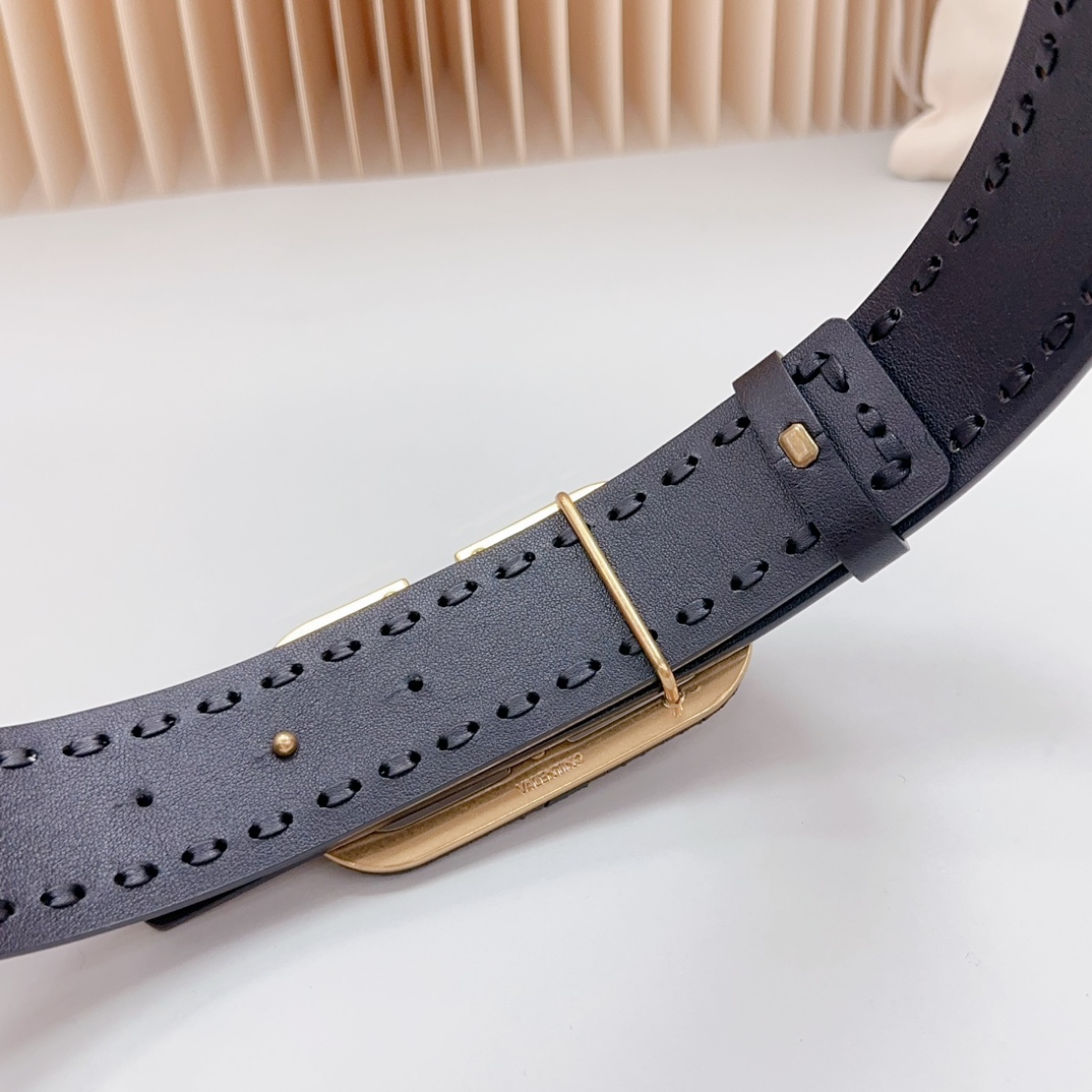 Valentino Leather Belts 1:1 Mirror Version