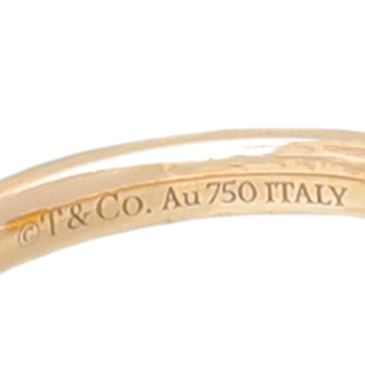 Tiffany & Co 18K Pink Gold T1 2.5mm Ring