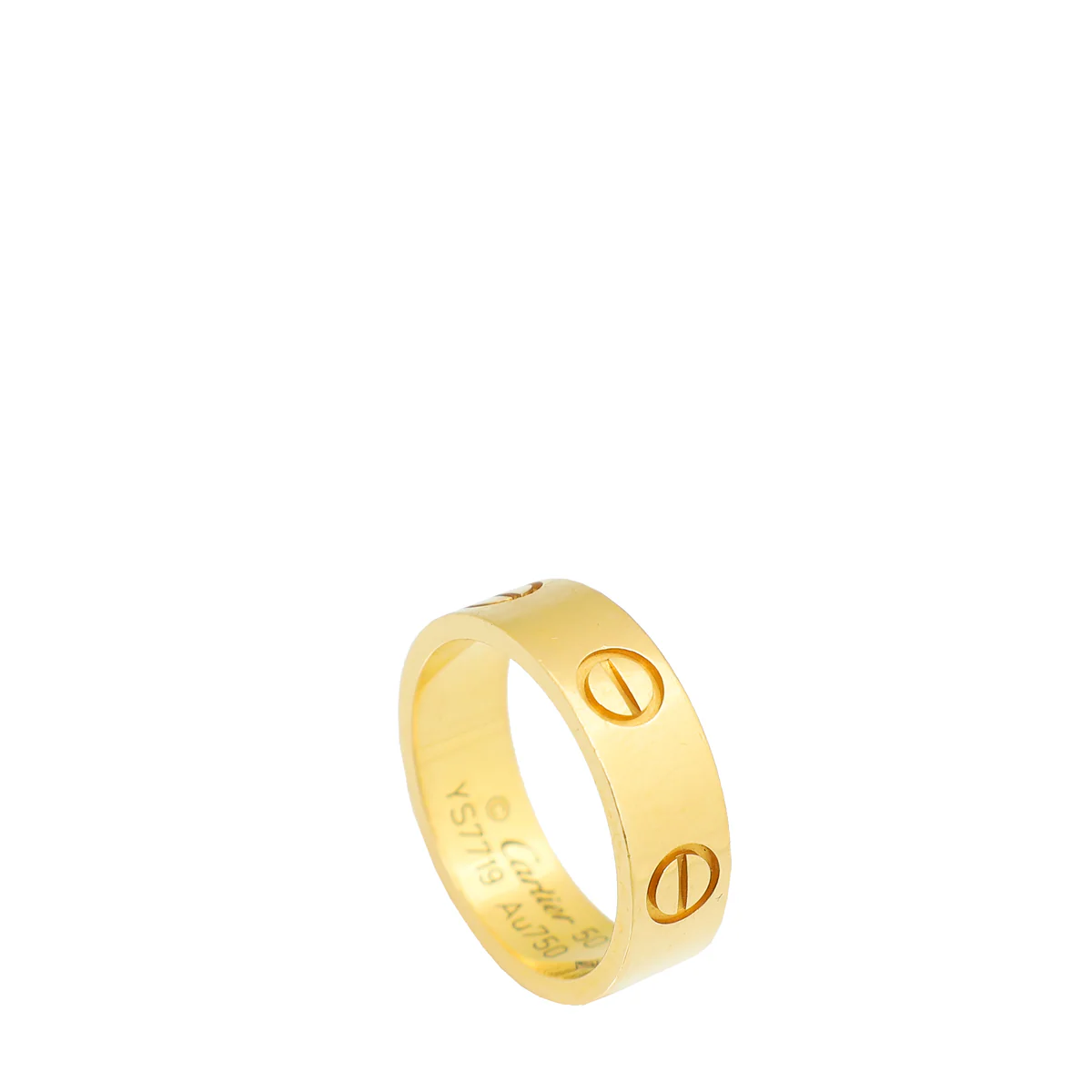 Cartier 18K Yellow Gold Love Ring 50