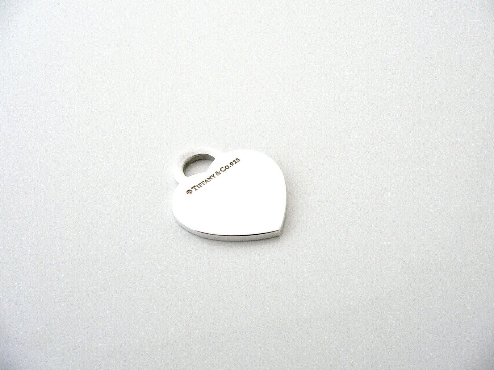 Tiffany & Co I LOVE YOU Heart Charm Pendant 4 Necklace Bracelet Love Gift Silver