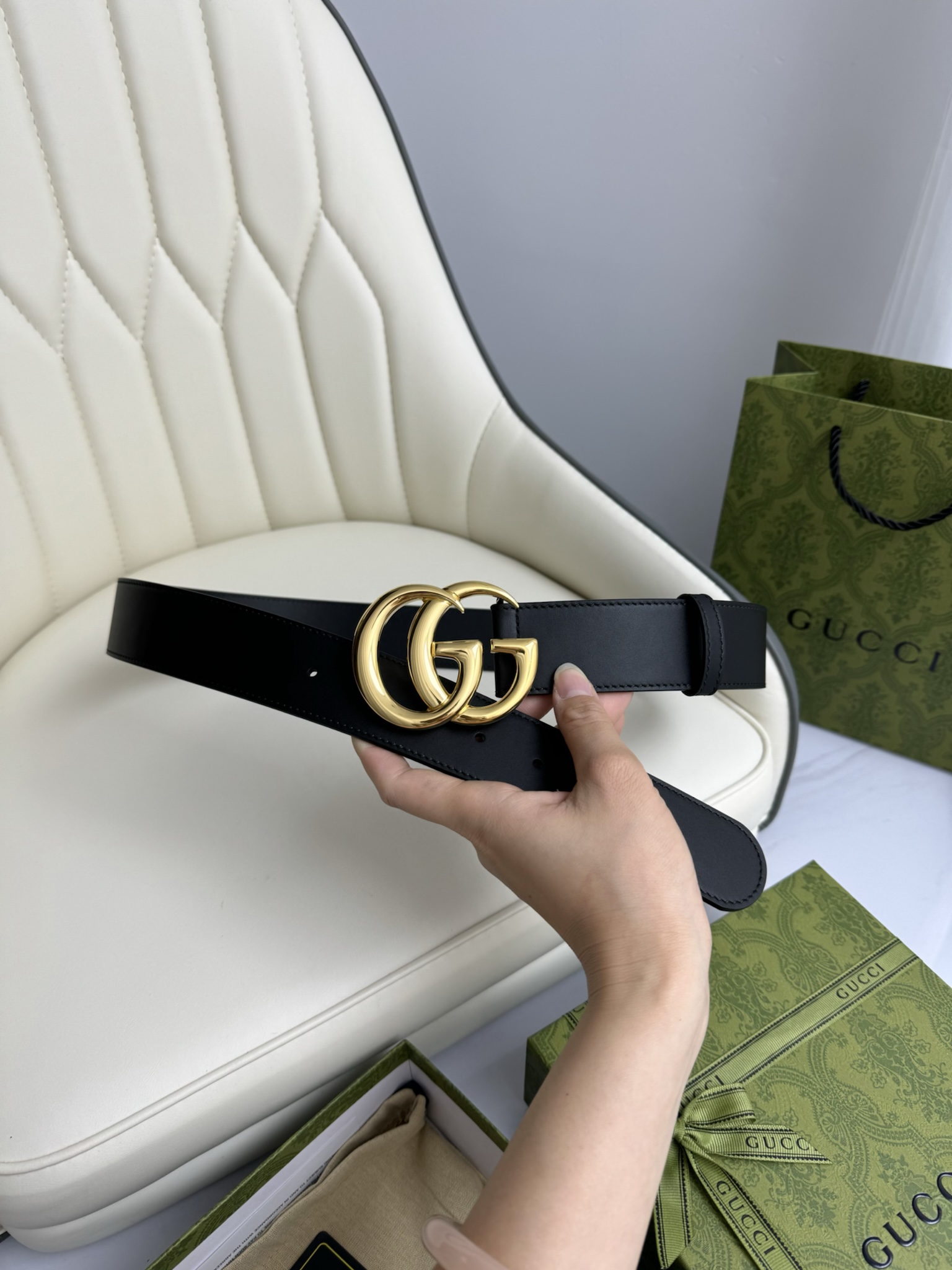 Gucci Leather Belts 1:1 Mirror Version