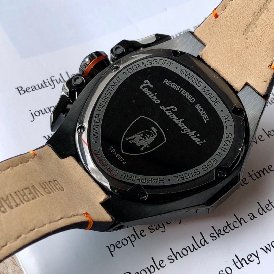 Tonino Lamborghini New Spyder Chronograph orange / Black