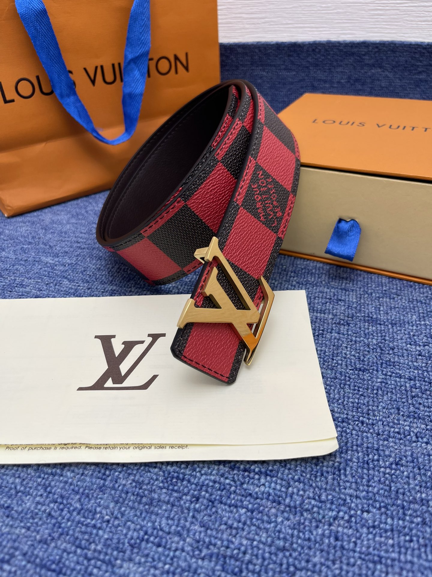 Louis Vuitton LV Leather Belts 1:1 Mirror Version