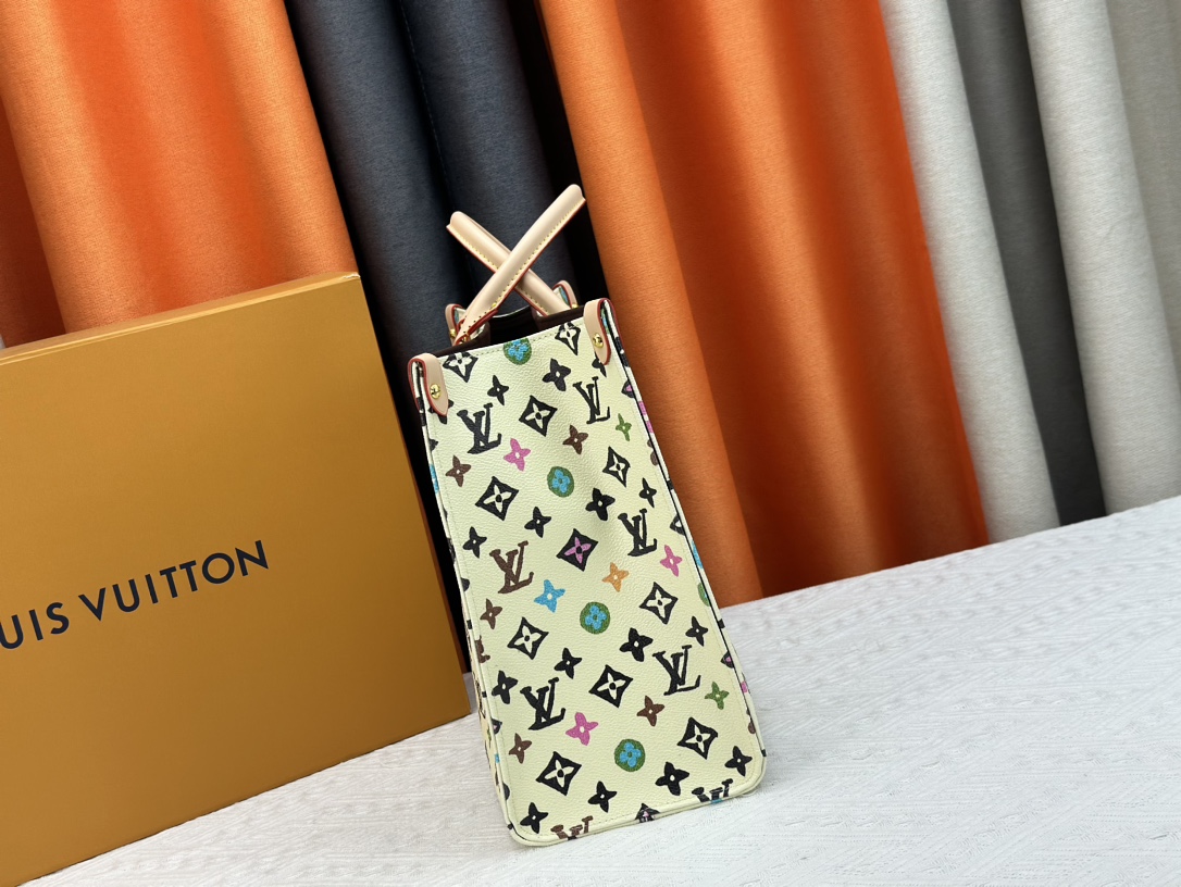 Louis Vuitton On The Go Tote M46542 Shoulder Bag Handbag