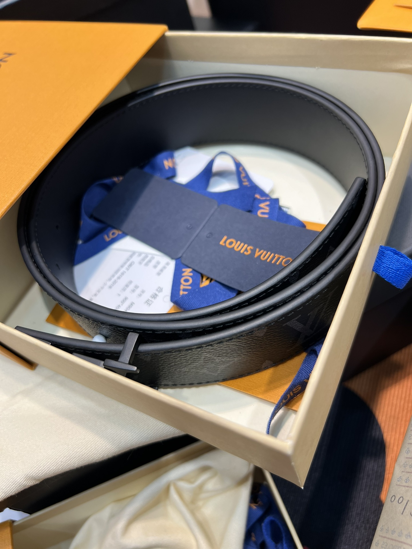 Louis Vuitton LV Leather Belts 1:1 Mirror Version