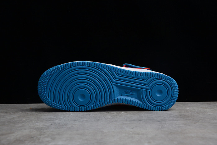 Nike Air Force 1 07 Mid Doraemon White Blue Red Yellow GB1236-160