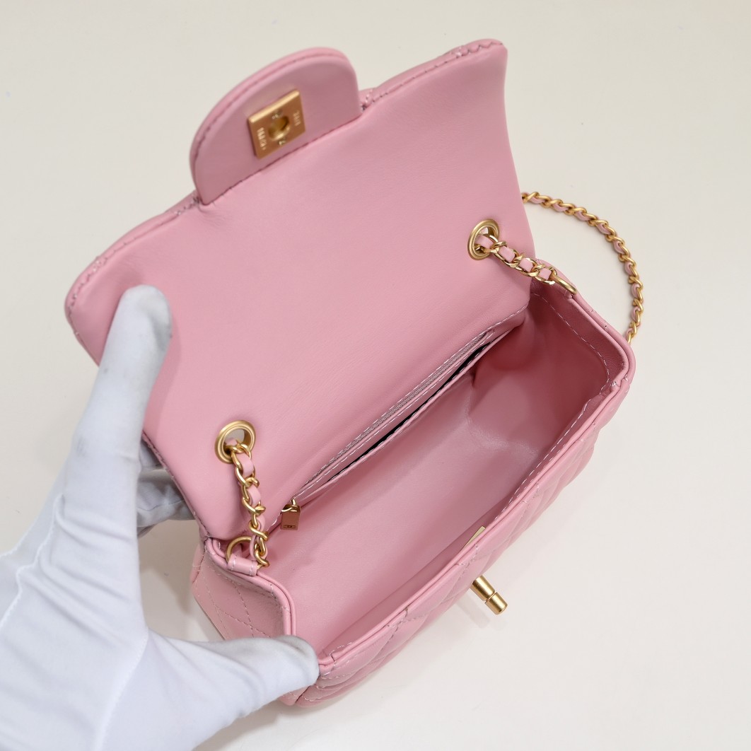 Chanel Cross Body Metal Ball Chain Shoulder Bag Handbag