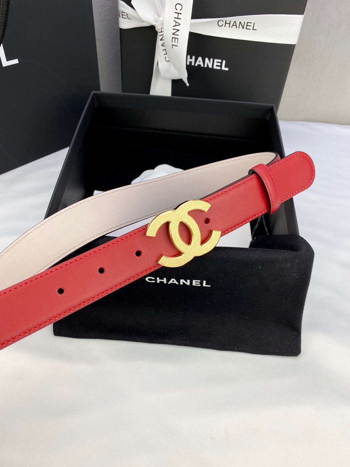 Chanel Leather Belts 1:1 Mirror Version