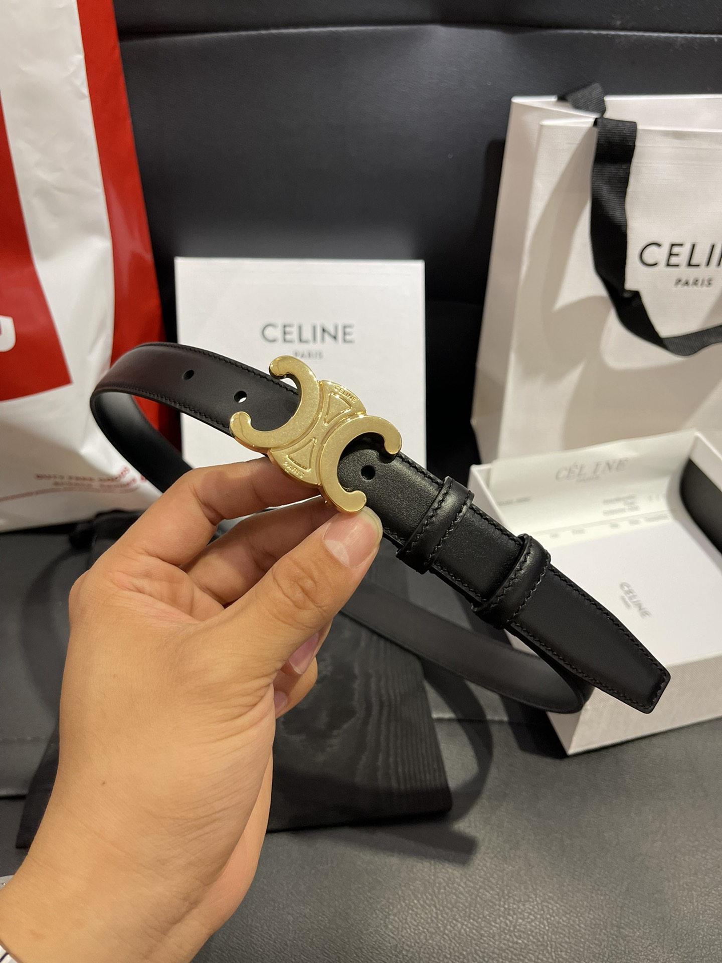 Celine Leather Belts 1:1 Mirror Version