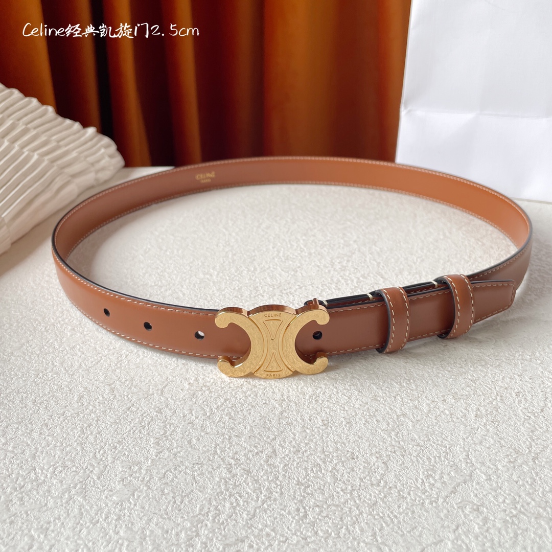 Celine Leather Belts 1:1 Mirror Version