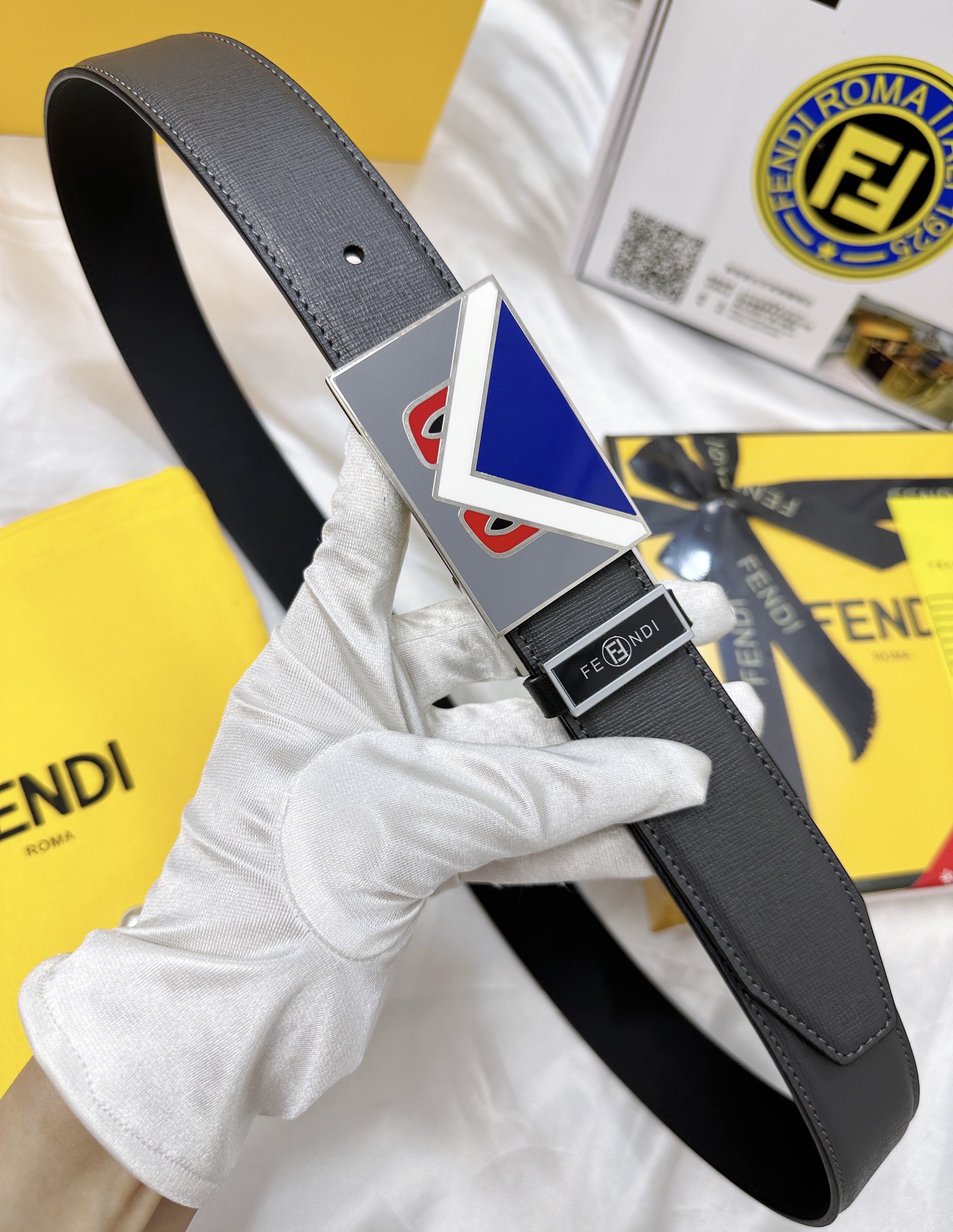 Fendi Leather Belts 1:1 Mirror Version