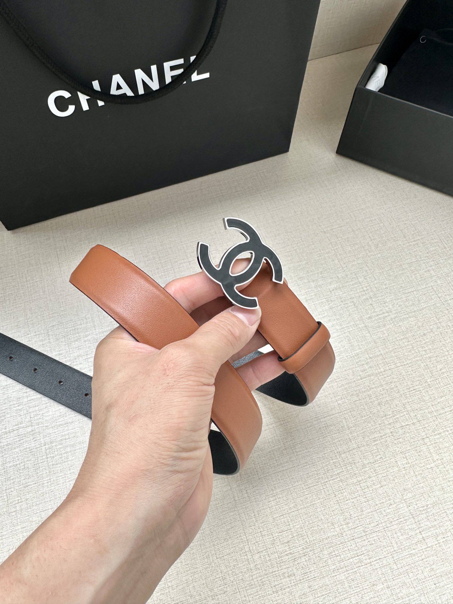 Chanel Leather Belts 1:1 Mirror Version